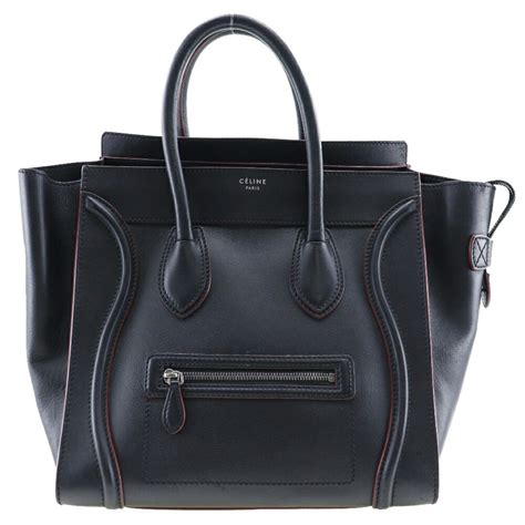 celine mini shopper|celine zipper.